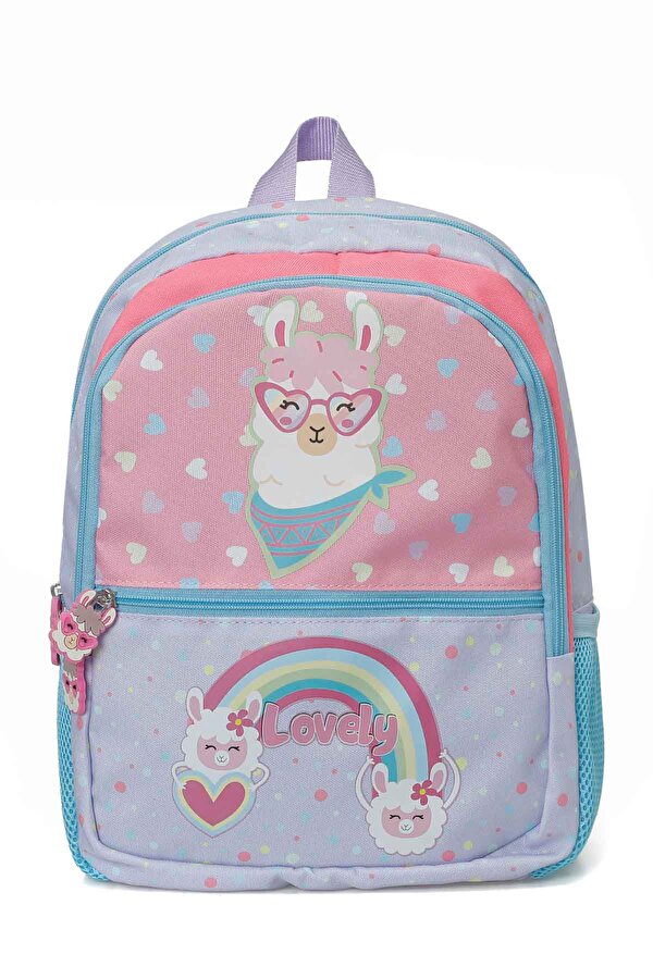 Sırt Çantası Kız Çocuk Çok Renkli BTS PINK LAMA BPCK - FLO 2. Ürüne %50 İndirim