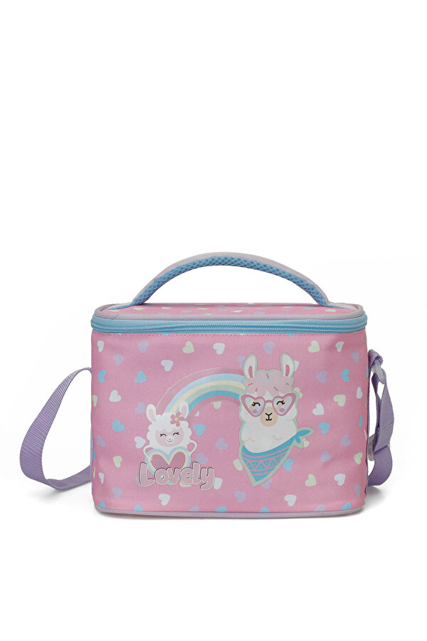 Beslenme Çantası Kız Çocuk Çok Renkli BTS PINK LAMA BC - 2. Ürüne %50 İndirim