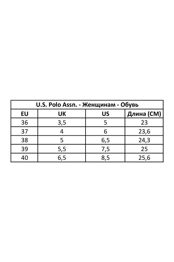Полуботинки U.s. Polo Assn. Lee Wmn Glb 5Pr Черный