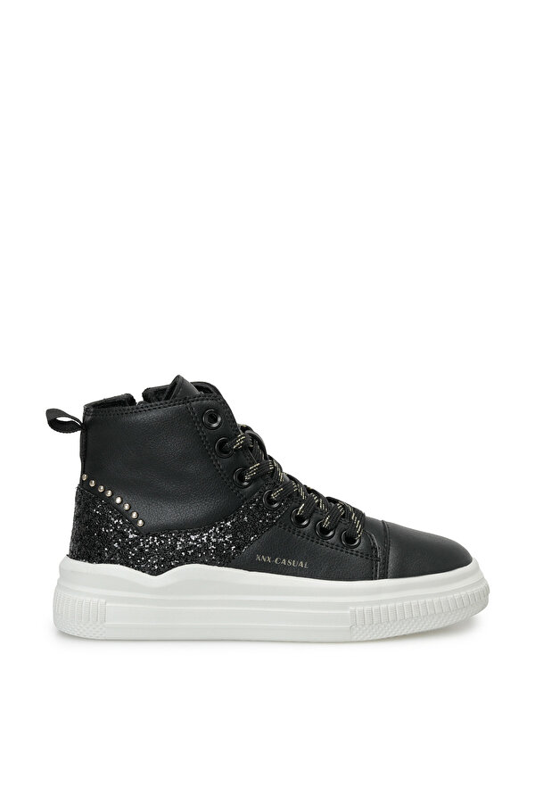 TUSEN HI F Siyah Kız Çocuk High Sneaker