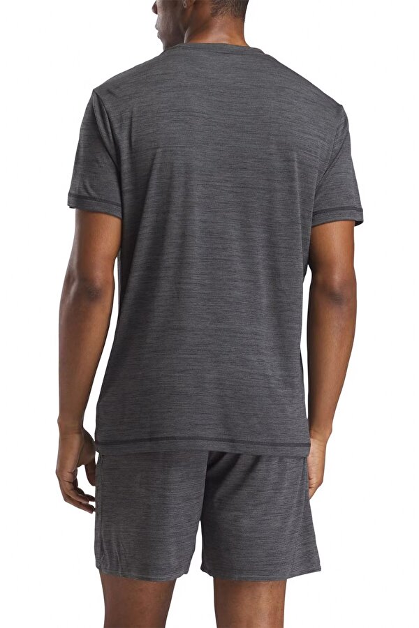 ID TRAIN MELANGE TECH TEE BLACK MELANGE Man 054