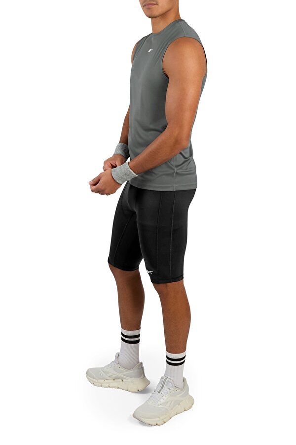 Reebok Id Train Slvls Tech Tee Серый Мужчина Футболка Без Рукавов
