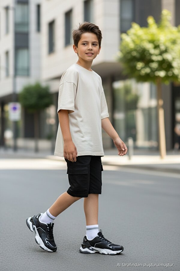 MADAX JR G 6FX Siyah Erkek Çocuk Sneaker - Lumberjack
