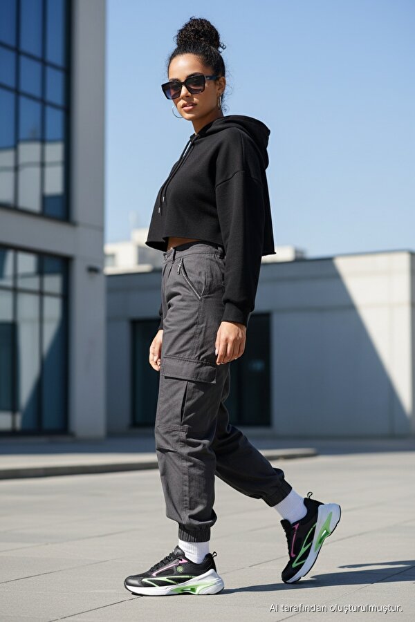 NIGHT WMN 5FX Siyah Kadın Sneaker - Lumberjack