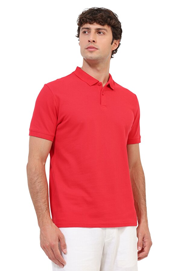 Polo Yaka Kısa Kol T-Shirt Erkek Kırmızı MB PAM 12SN328