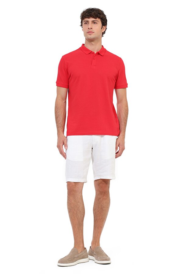 Polo Yaka Kısa Kol T-Shirt Erkek Kırmızı MB PAM 12SN328