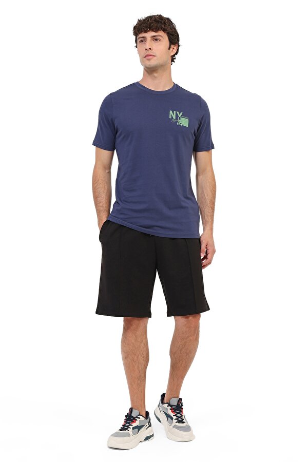 Kısa Kol T-Shirt Erkek Lacivert ML YORK 11KMS01