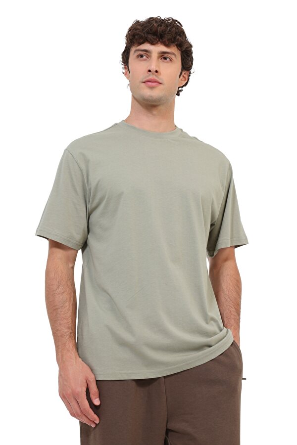 Kısa Kol T-Shirt Erkek Yeşil MB 11RICK