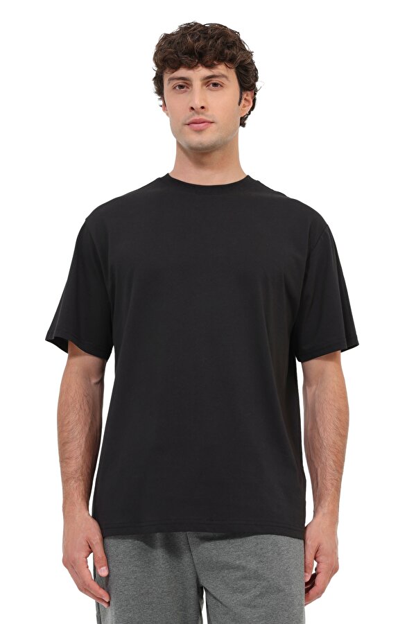 Kısa Kol T-Shirt Erkek Siyah MB 11RICK