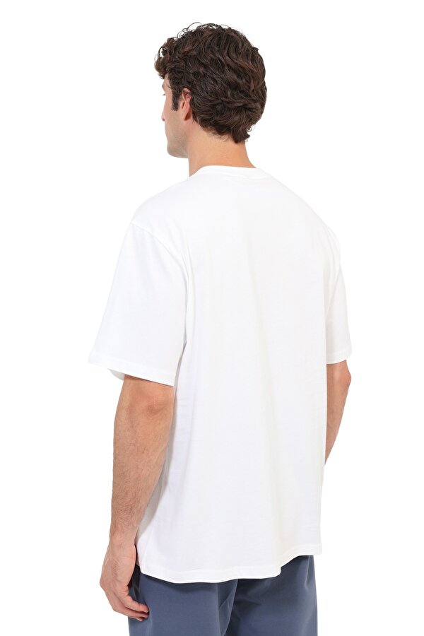 Kısa Kol T-Shirt Erkek Beyaz MB 11RICK