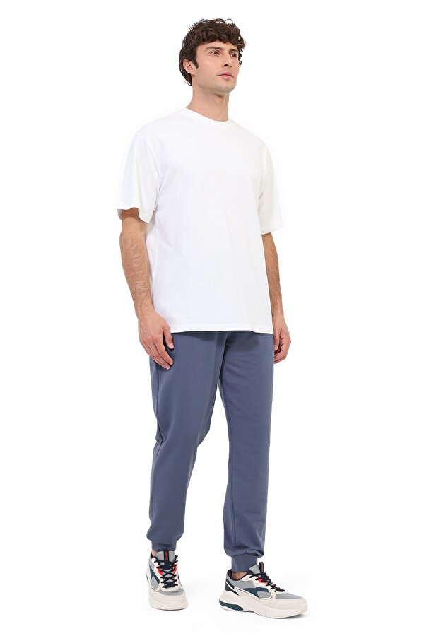 Kısa Kol T-Shirt Erkek Beyaz MB 11RICK