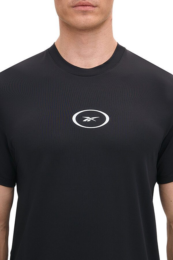 Reebok Ath Speed T-Shirt Черный Мужчина Футболка