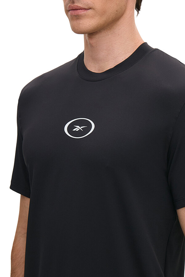 Reebok Ath Speed T-Shirt Черный Мужчина Футболка