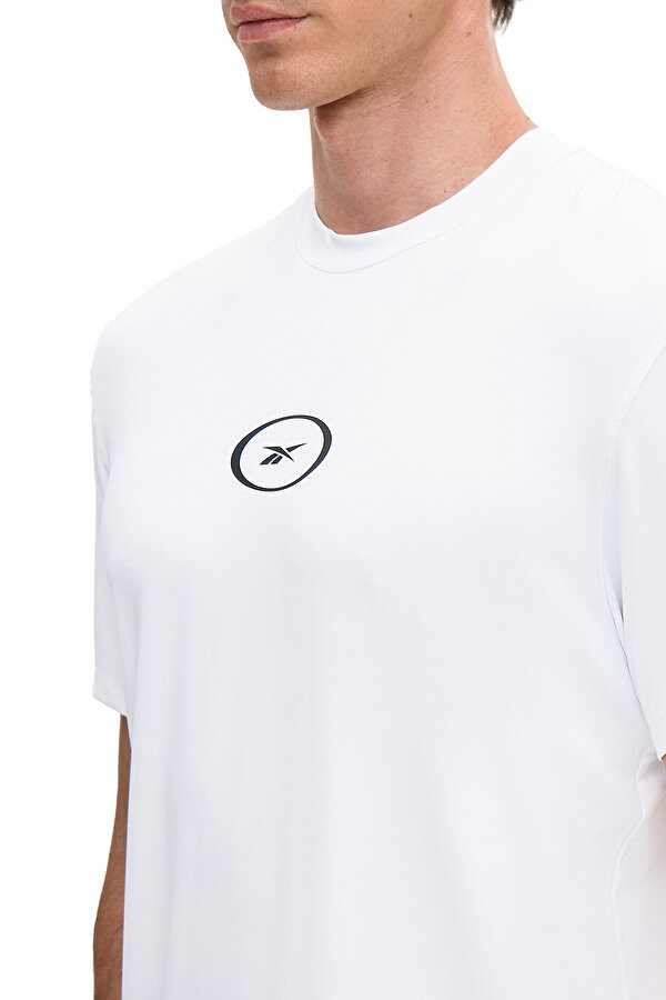 Reebok Ath Speed T-Shirt Белый Мужчина Футболка
