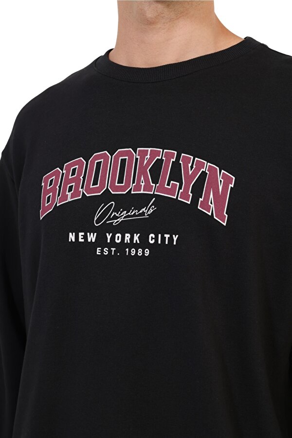 Sweatshirt Erkek Siyah ML CODY 16CTY105