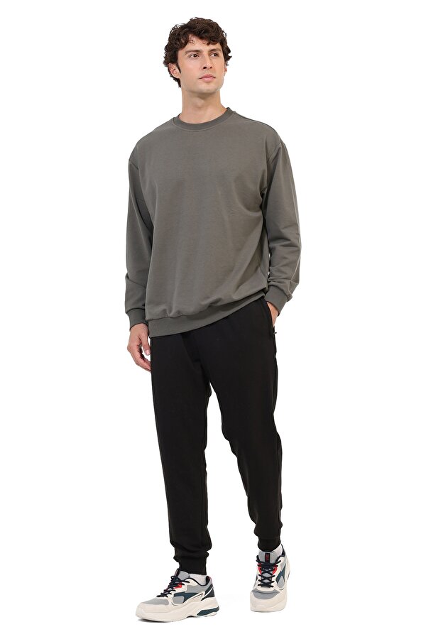Sweatshirt Erkek Haki MB 16SN90 C SW