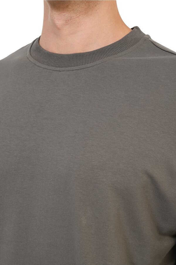 Sweatshirt Erkek Haki MB 16SN90 C SW