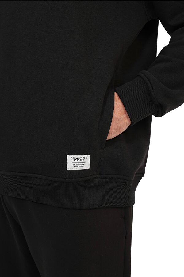 Sweatshirt Erkek Siyah MB 17UNIKA