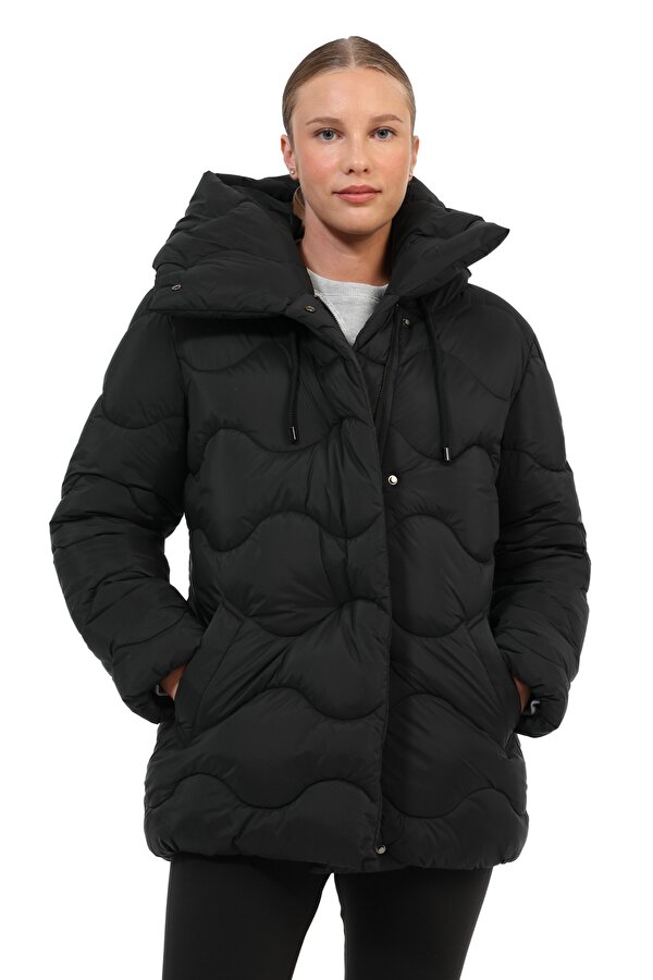 Lumberjack Wl 2Kelly Gf800 6Pr Черный Женщина Короткая Куртка