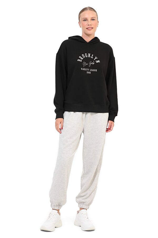 Sweatshirt Kadın Siyah WL 17NUTS