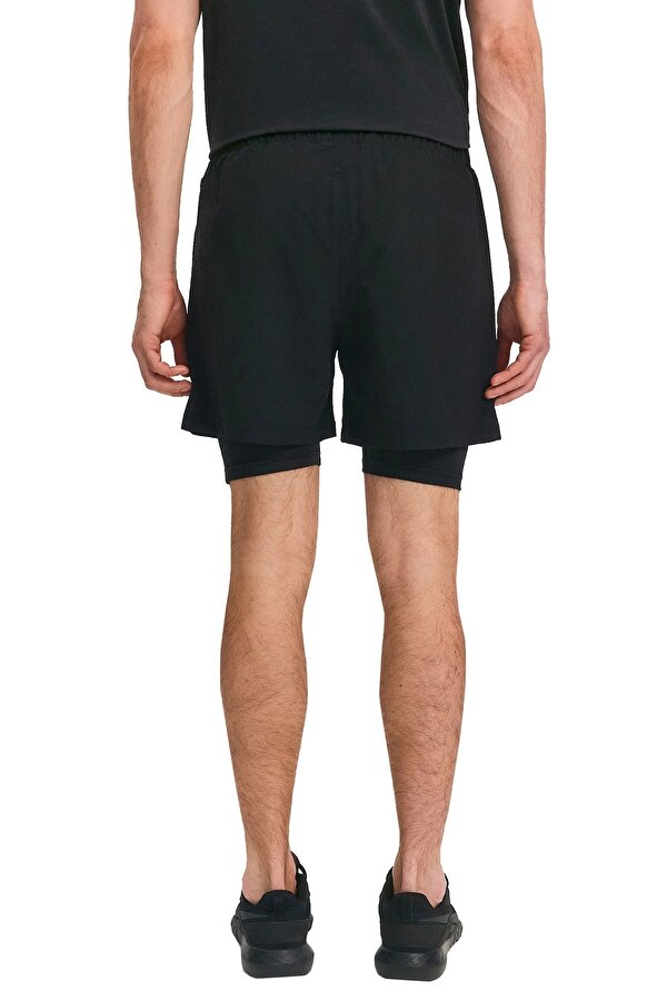 Reebok Normski 2 In 1 Training S Черный Мужчина Шорты