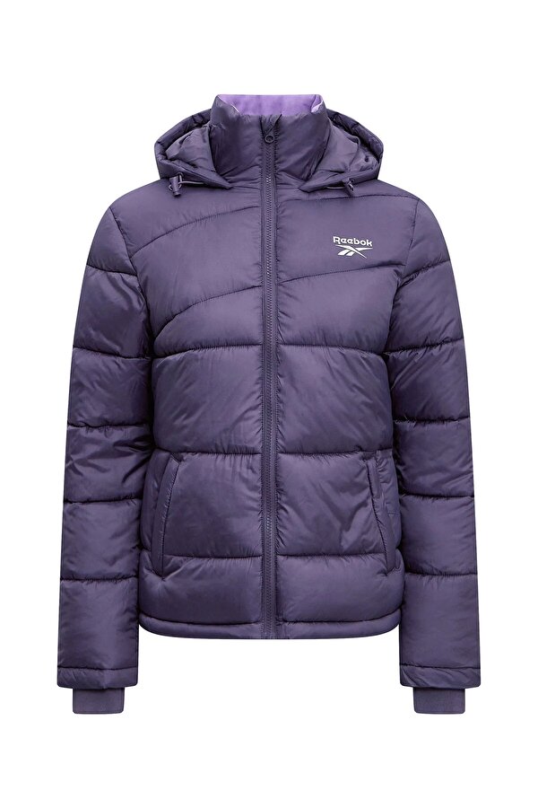 Reebok Ploj Jacket Фиолетовый Женщина Полупальто