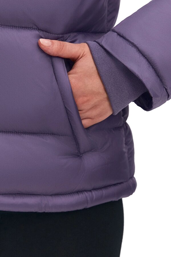 Reebok Ploj Jacket Фиолетовый Женщина Полупальто