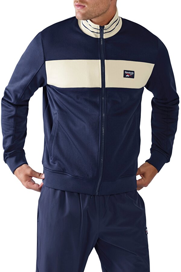 HERITG CONTRAST RIB TOP NAVY BLUE Man 124