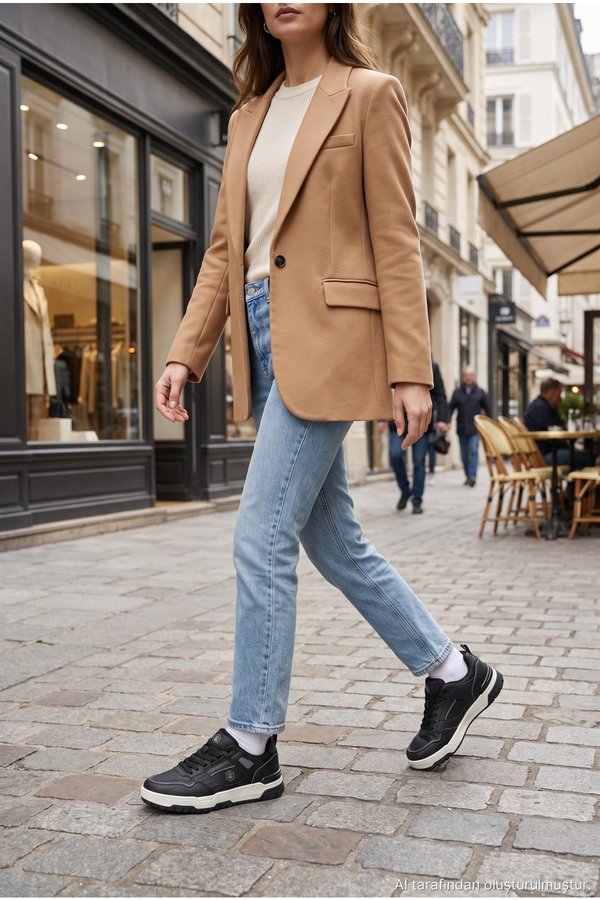 NEST Siyah Kadın Sneaker - Lumberjack