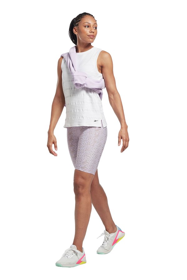 Perforated Tank WHITE Woman 046