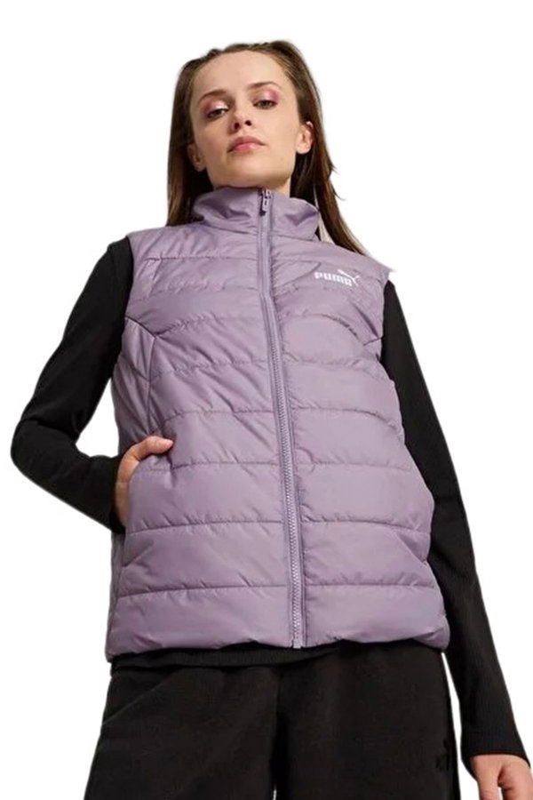 ESS Padded Vest LOGANBERRY Woman 068