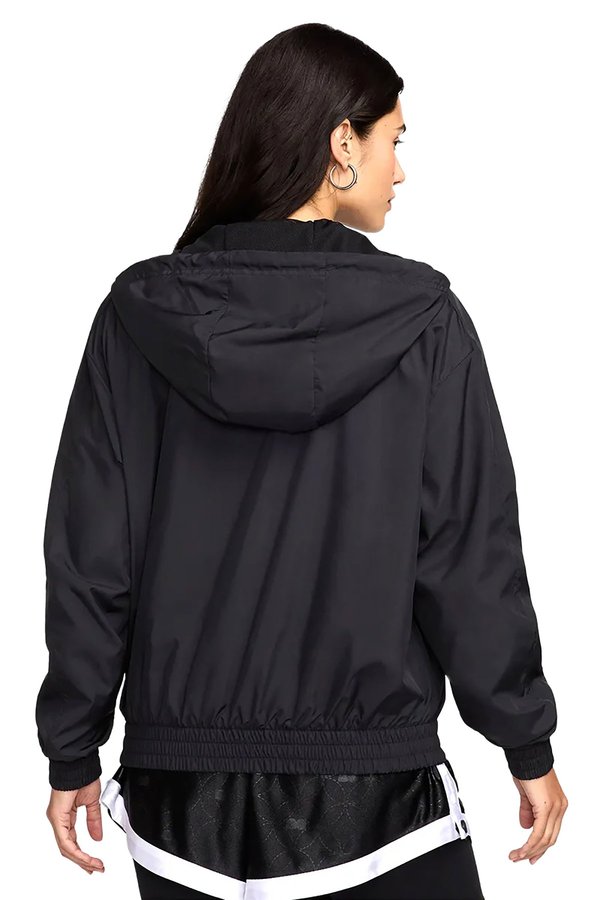 W NSW ESSNTL UV WVN JKT H BLACK Woman 047