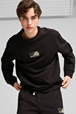 BETTER SPORTSWEAR Crew Siyah Erkek Sweatshirt - 2. Ürüne %50 İndirim