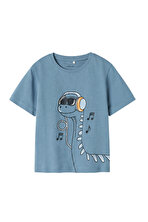 NMMVILASSE SS NREG TOP Mavi Erkek Çocuk Kısa Kol T-Shirt - 2. Ürüne %50 İndirim