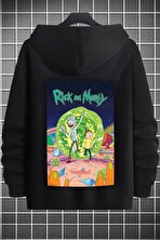 Unisex Rick And Morty Baskılı Sweatshirt - 3 Al 1 Öde