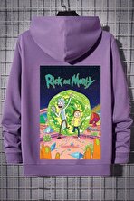 Unisex Rick And Morty Baskılı Sweatshirt - 3 Al 1 Öde