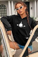 Unisex Astronaut Rides Baskılı Sweatshirt - 3 Al 1 Öde
