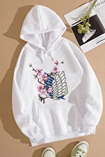 Unisex Flowers Baskılı Sweatshirt - 3 Al 1 Öde