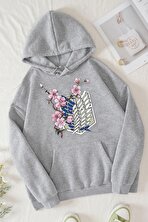 Unisex Flowers Baskılı Sweatshirt - 3 Al 1 Öde