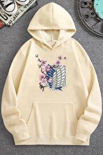 Unisex Flowers Baskılı Sweatshirt - 3 Al 1 Öde