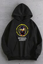 Special Agent Baskılı Oversize Sweatshirt - 3 Al 1 Öde