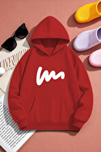 Unisex W Baskılı Oversize Sweatshirt - 3 Al 1 Öde