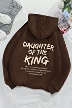 Daughter Of The King Baskılı Oversize Sweatshirt - 3 Al 1 Öde