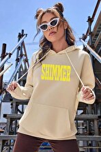 Unisex Oversize Shimmer Baskılı Sweatshirt - 3 Al 1 Öde
