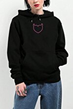 Kalp Baskılı Unisex Oversize Sweatshirt - FLO 3 Al 1 Öde