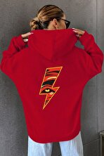 Unisex Yıldırım Baskılı Sweatshirt - 3 Al 1 Öde
