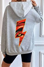 Unisex Yıldırım Baskılı Sweatshirt - 3 Al 1 Öde