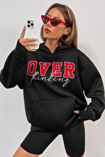 Unisex Over Thinking Baskılı Sweatshirt - 3 Al 1 Öde