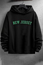 Unisex New Jersey Baskılı Sweatshirt - 3 Al 1 Öde