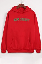 Unisex New Jersey Baskılı Sweatshirt - 3 Al 1 Öde